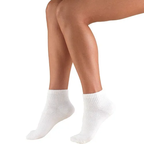 Surgical Appliance Industries - 1911WH-XL - Mini Crew Sock Truso Wh