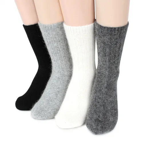 Surgical Appliance Industries - 79600-XL - Angora Socks Wh L