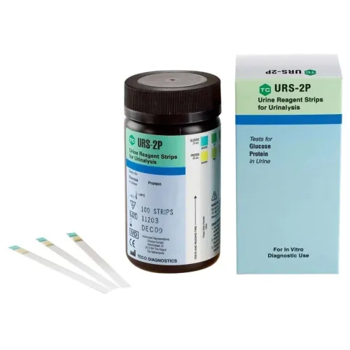 Teco Diagnostics - URS-2P-100 - Urine Reagent Strip 2-Parameter Glucose/Protein (100 strips).