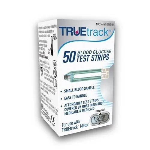 Trividia Health - A3H01-87 - TRUEtrack Test Strip NFRS For Drop Ship To Patient Only (50 count)