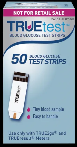 Trividia Health - E3H01-87 - Nipro TRUEtest Blood Glucose Test Strip NFRS (50 count)