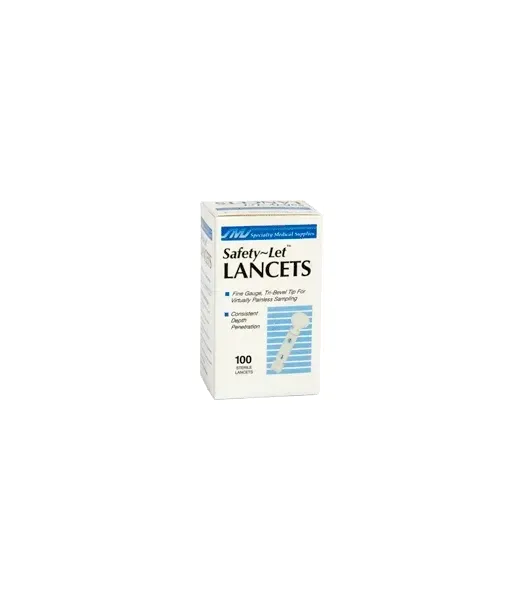Specialty Medical Supplies - 100701A - Safety-Let Lancet 28G (100 count)