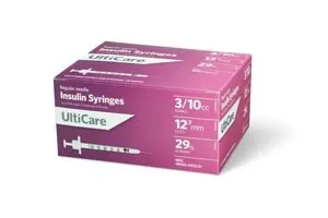 UltiMed - From: 03219 To: 03259  Insulin Syringe, Fixed Needle, 29G