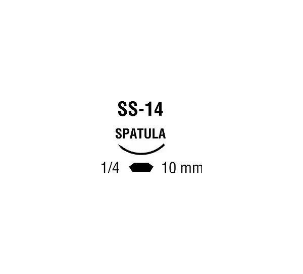 Medtronic / Covidien - L1791K - Suture, Premium Spatula, Needle SS-14, Circle