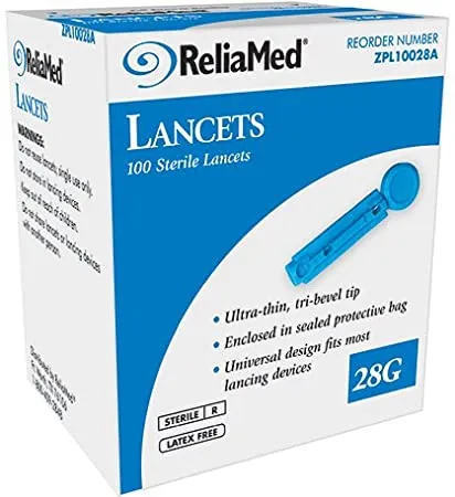 Vda Medical - 42167-0055-24 - Reliamed Lancets 28g