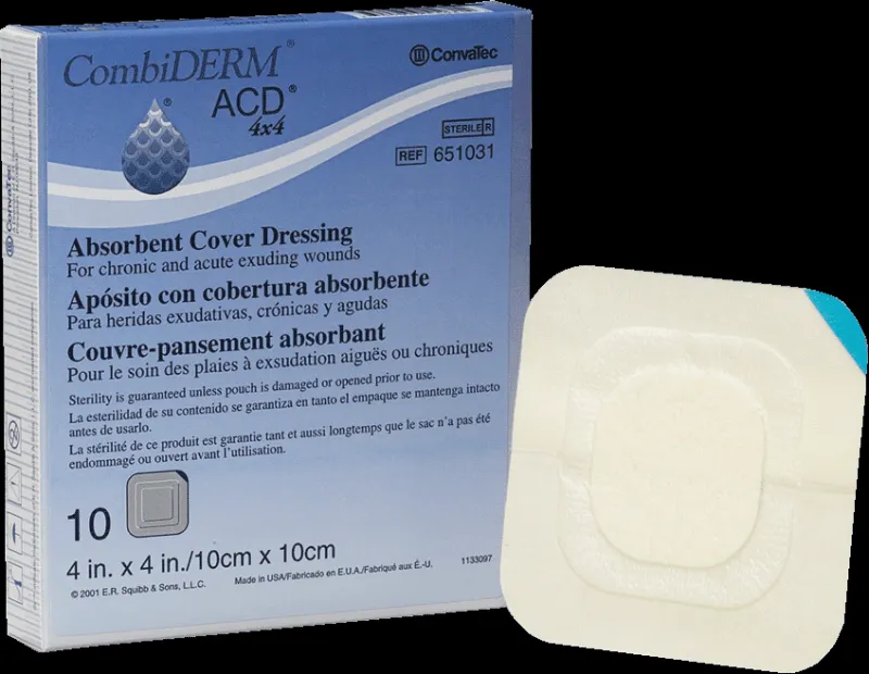 Convatec - 187725 - CombiDERM ACD Hydrocolloid Adhesive Composite Wound Dressing